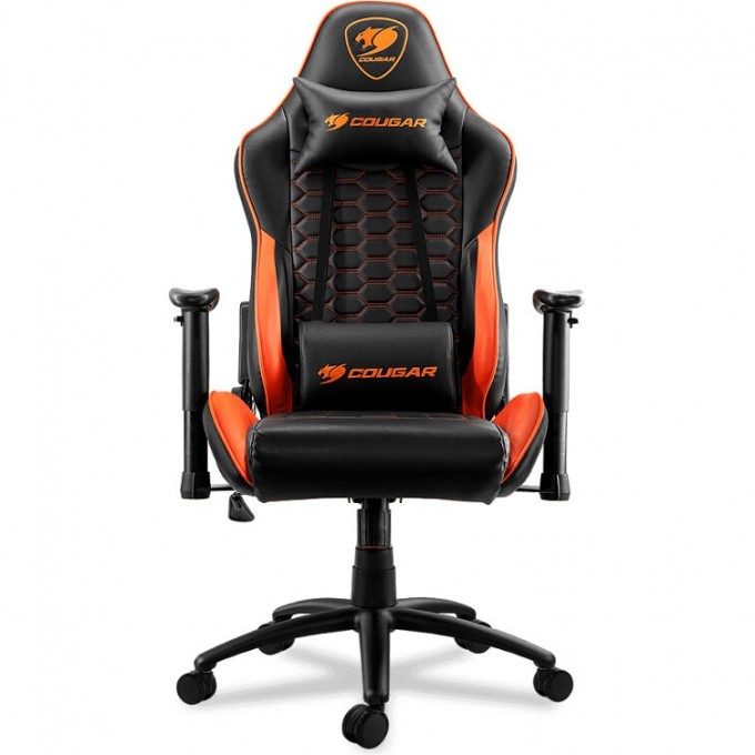 Кресло компьютерное игровое COUGAR OUTRIDER Black-Orange